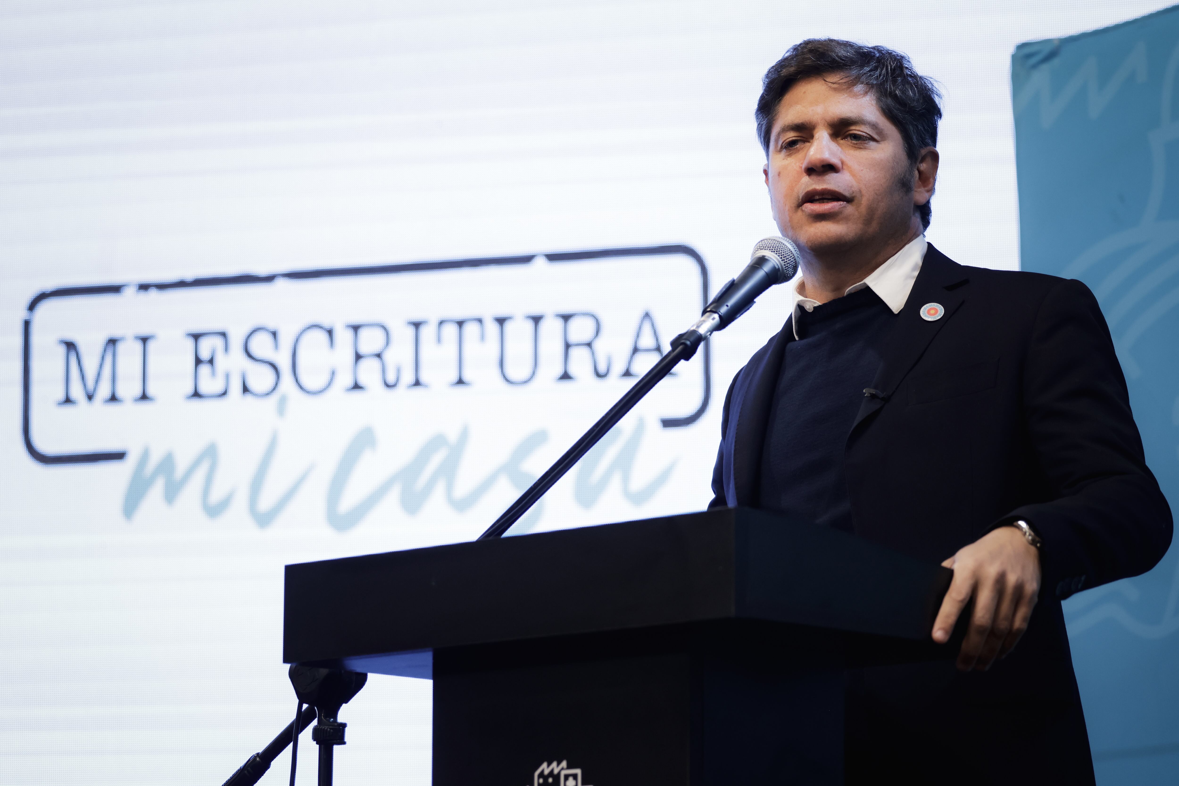 Kicillof, con agenda completa en la Región Capital en la previa a la llegada de Milei a La Plata.