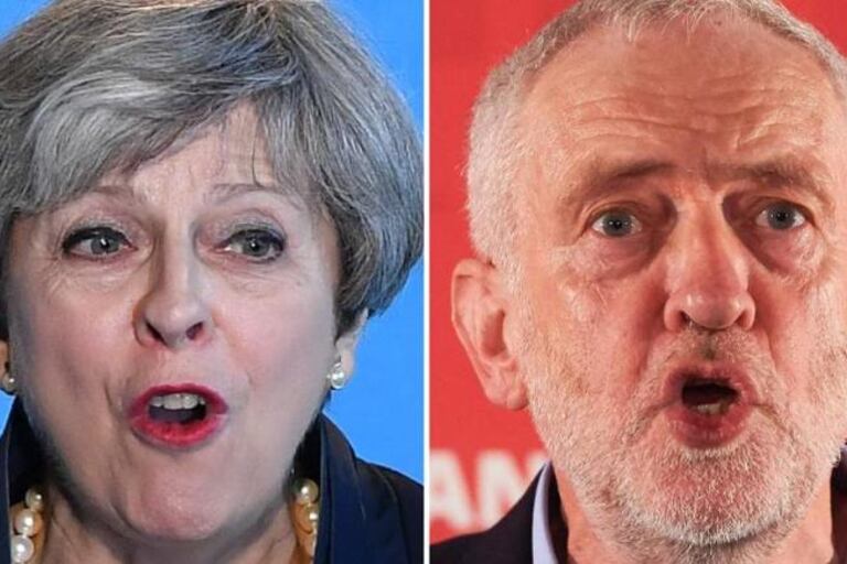 May y Corbyn tuvieron una elección más apretada de lo que se pensaba.