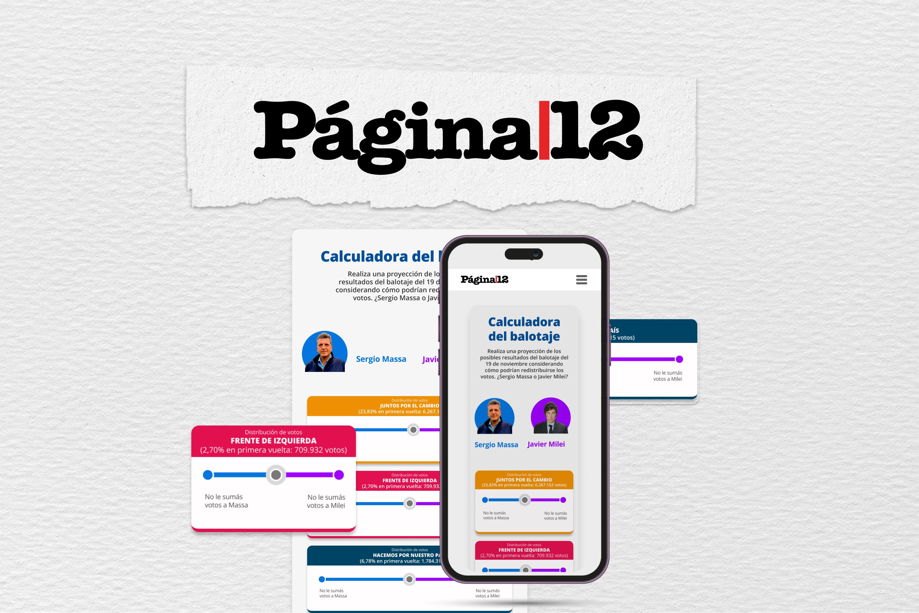 El simulador de balotaje para proyectar los resultados de Massa-Milei