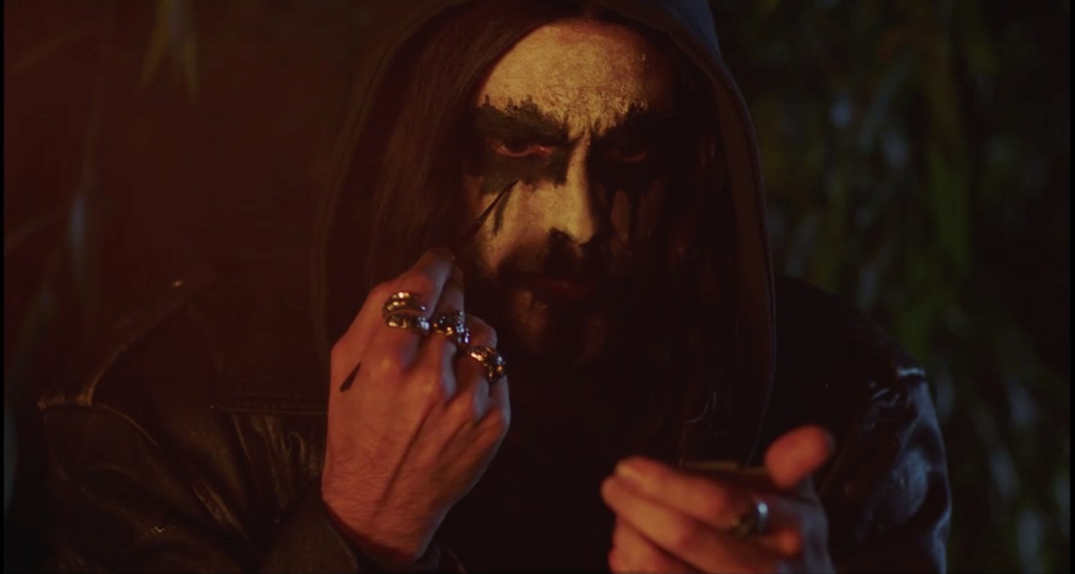 El Monje Negro, vocalista de los metaleros en cuestión.