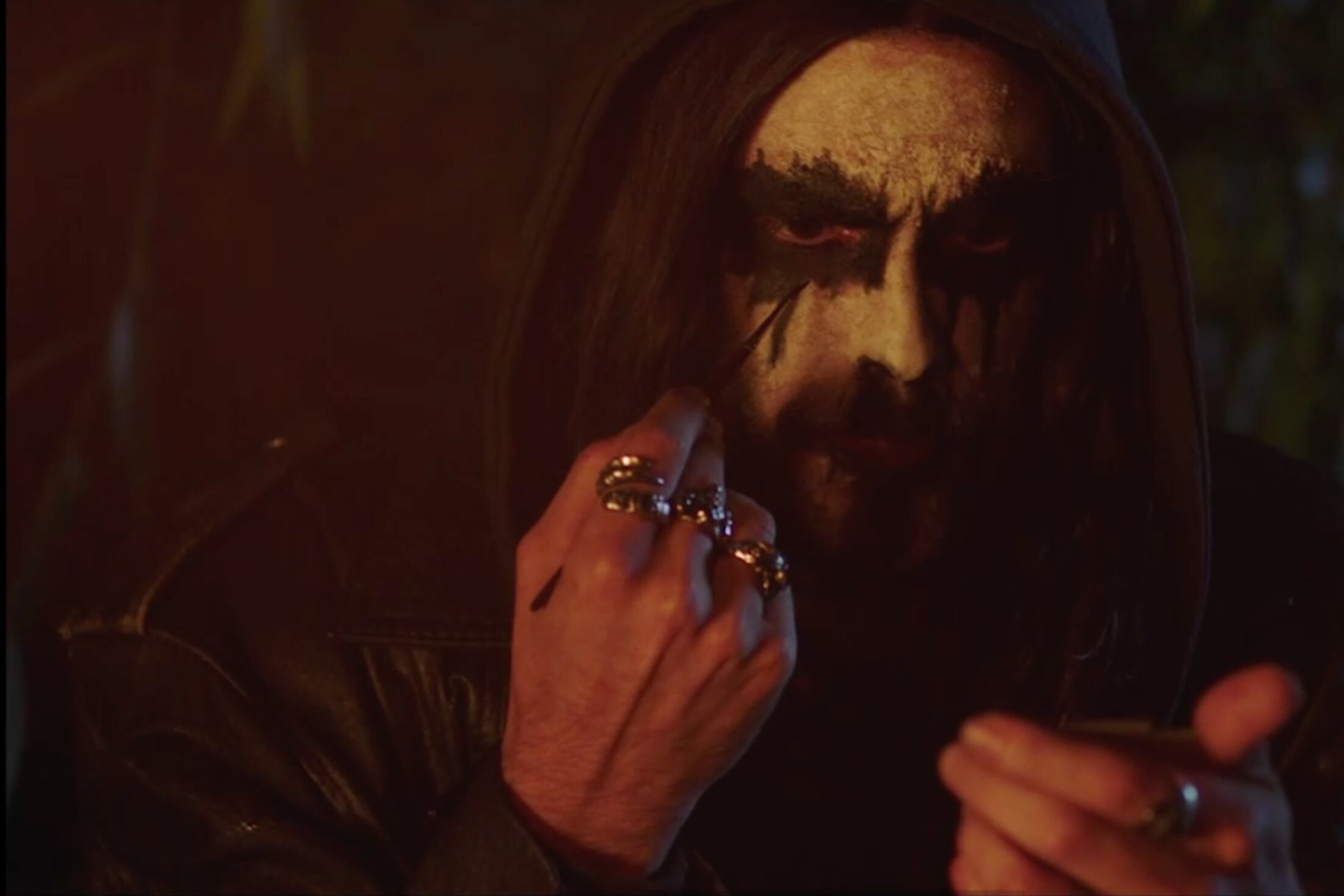 El Monje Negro, vocalista de los metaleros en cuestión.