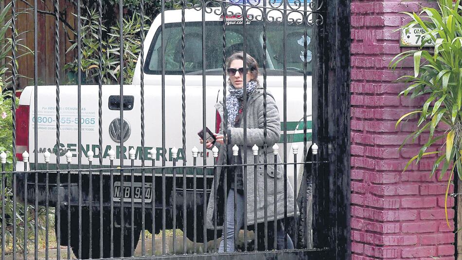 La casa del penalista Rubén Carrazzone, rastrillada por los expertos de Gendarmería.