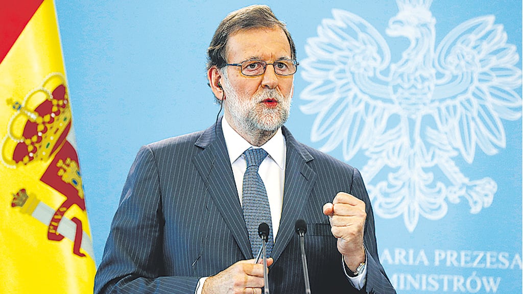 Rajoy salió al cruce del referéndum independentista catalán.
