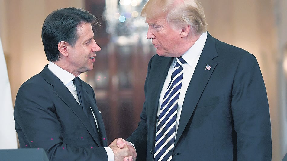 Conte y Trump compartieron puntos de vista similares en política antiinmigración.
