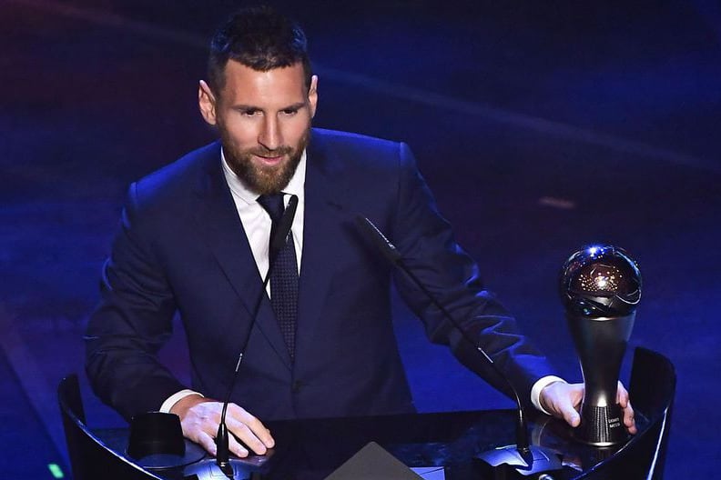 Lionel Messi ganó el premio que entrega la FIFA en 2019.