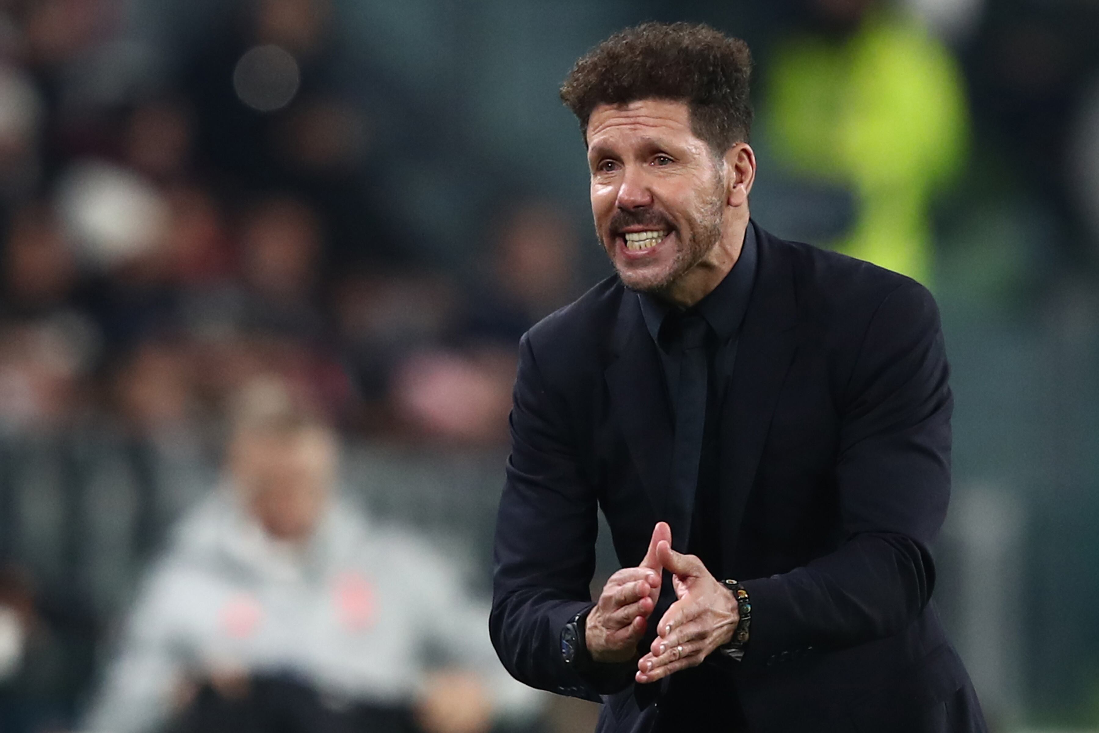 Diego Simeone, DT de Atlético Madrid.