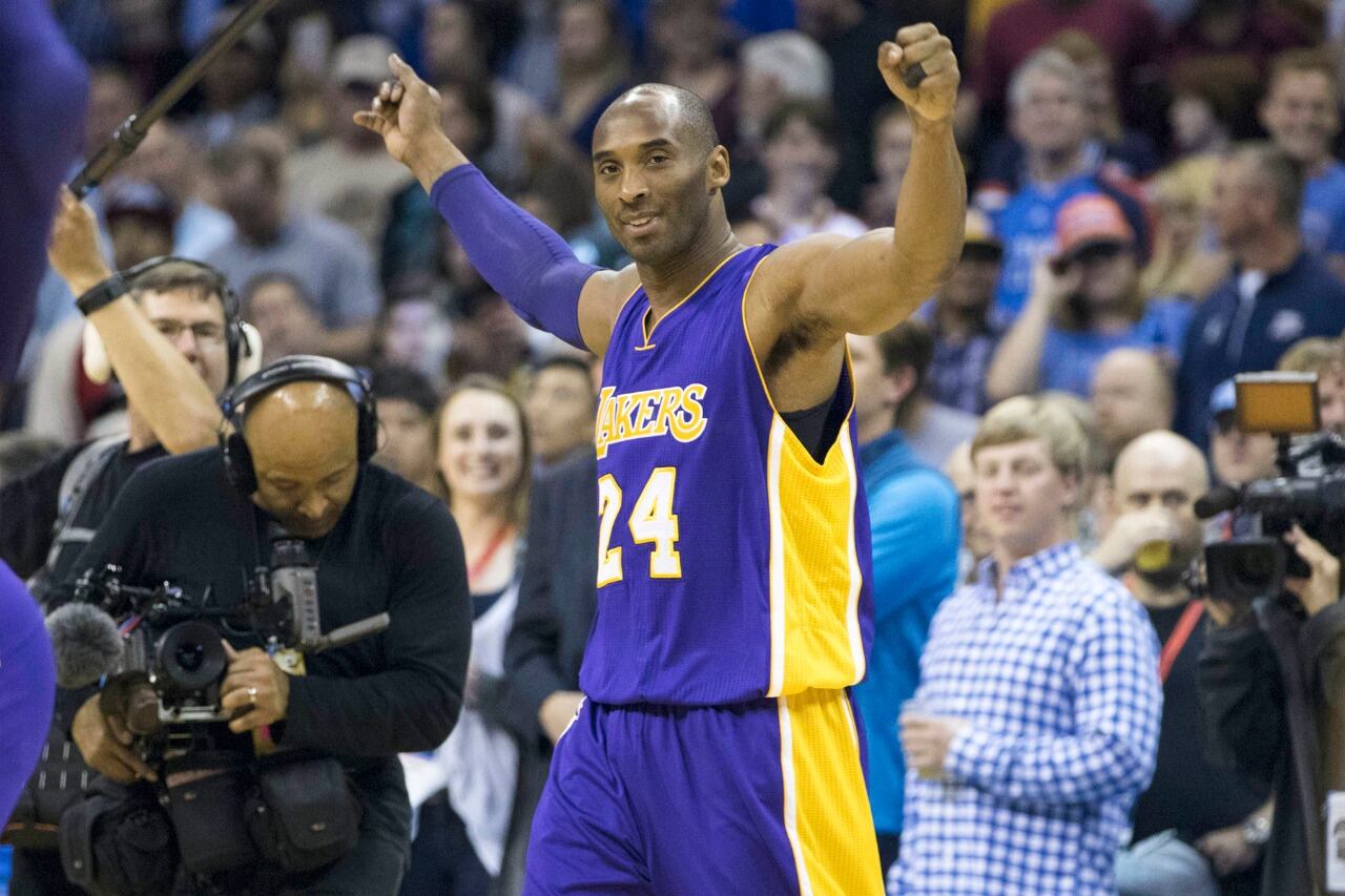 Kobe, leyenda de los Lakers y la NBA.