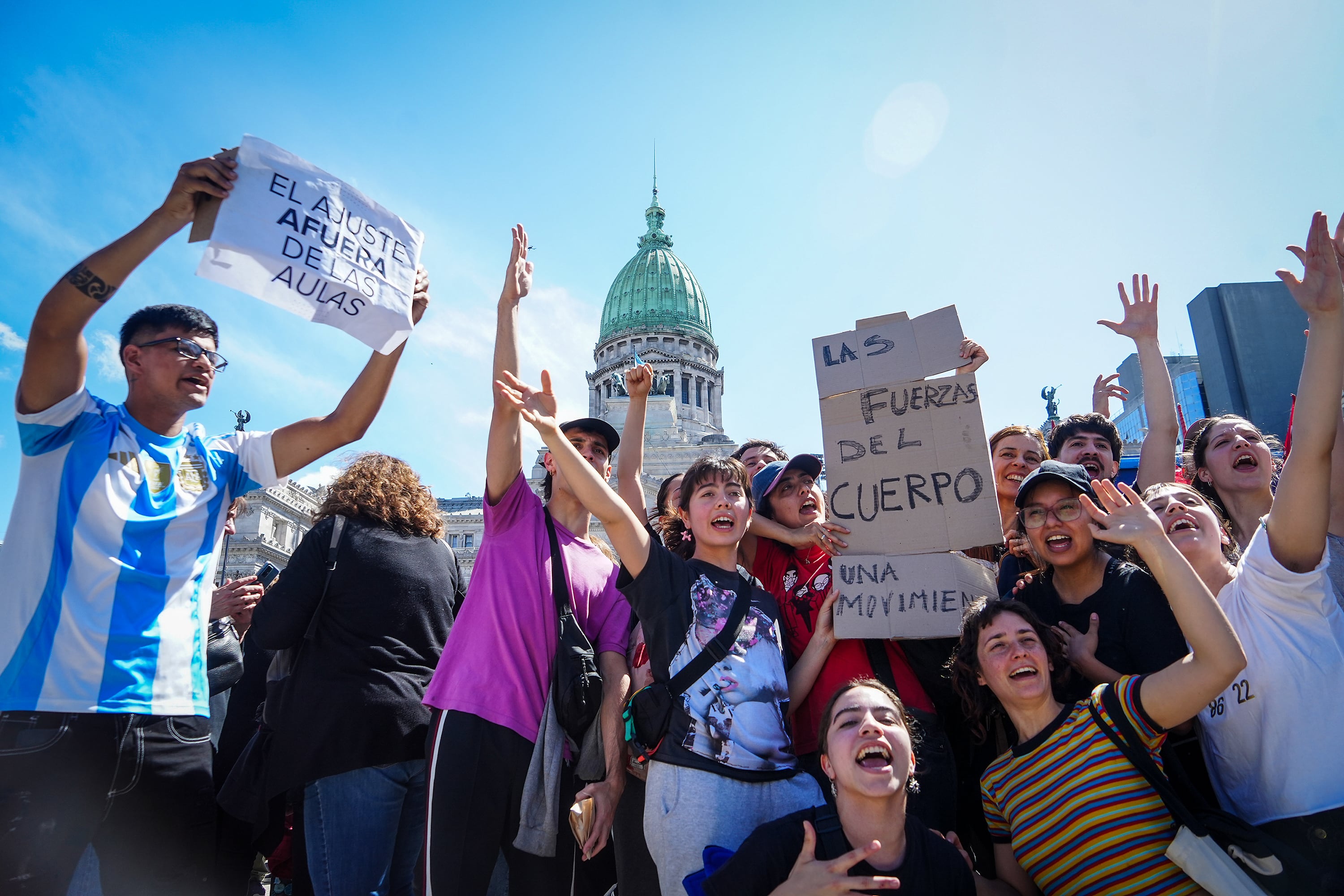 El frente gremial volverá a las calles para acompañar el recorrido de la ley. 