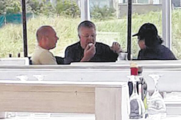 El abogado Marcelo D’Alessio, el fiscal Carlos Stornelli y el intendente de Salta, Gustavo Sáenz, este verano.