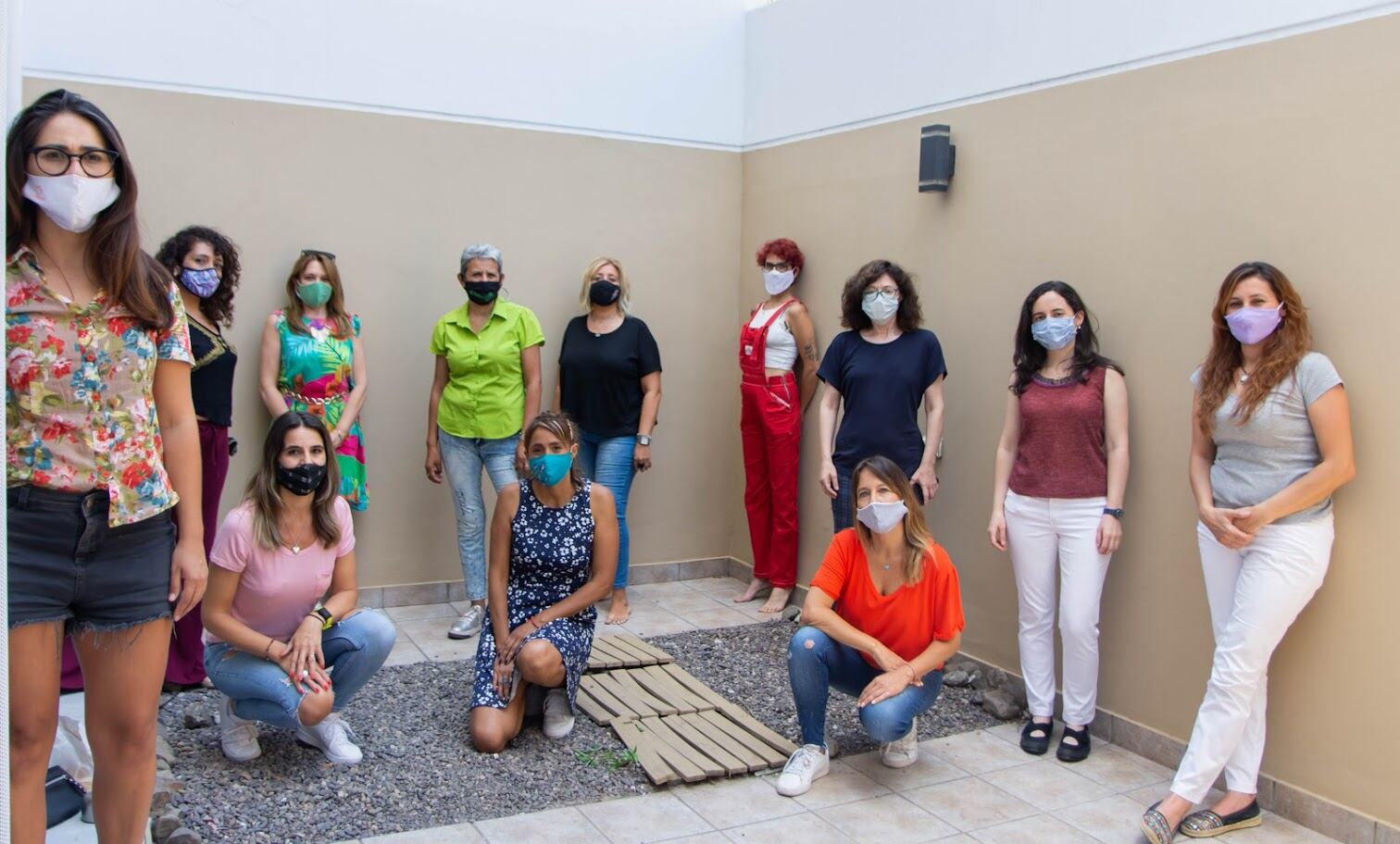 Integrantes del Colectivo de Comunicadoras Feministas de Salta