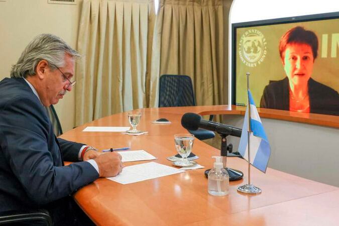 Alberto Fernández le planteará a Kristalina Georvieva que la Argentina no puede pagar sobre el hambre del pueblo argentino.