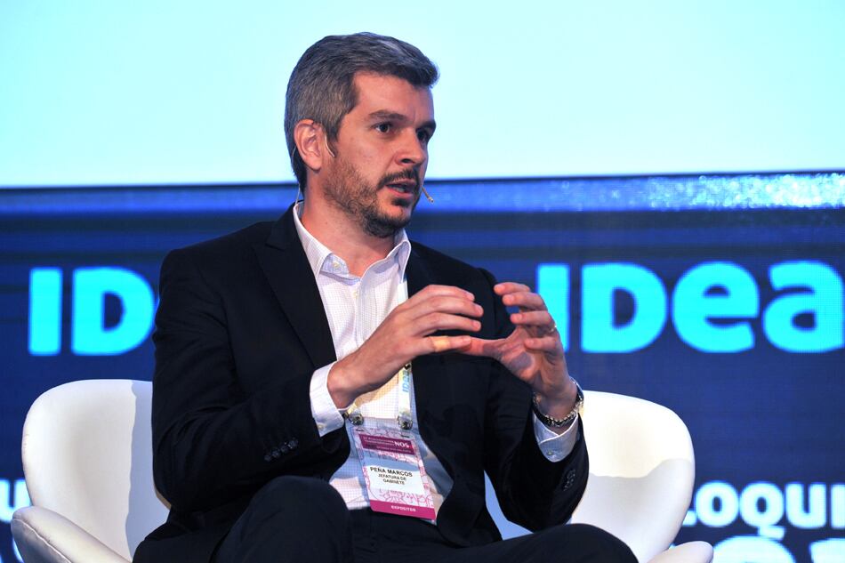 Marcos Peña, jefe de Gabinete, fue uno de los protagonistas de la jornada en el Coloquio de IDEA en la ciudad balnearia.