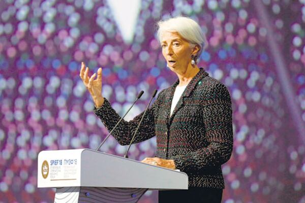 Christine Lagarde, titular del FMI, pactó con el Gobierno los términos del acuerdo.