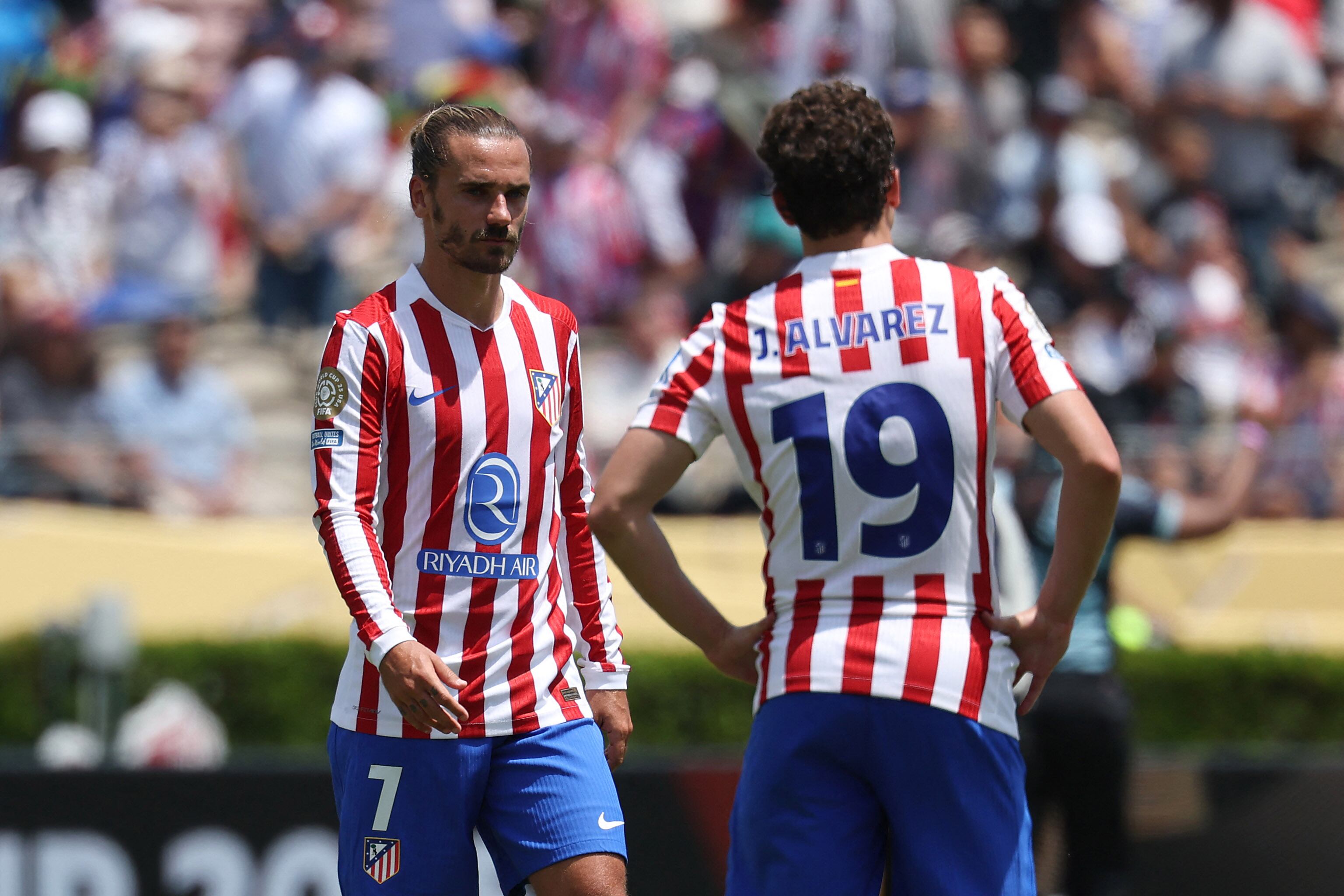 El francés Griezmann y Julián son la cruda imagen de la frustración del Aleti