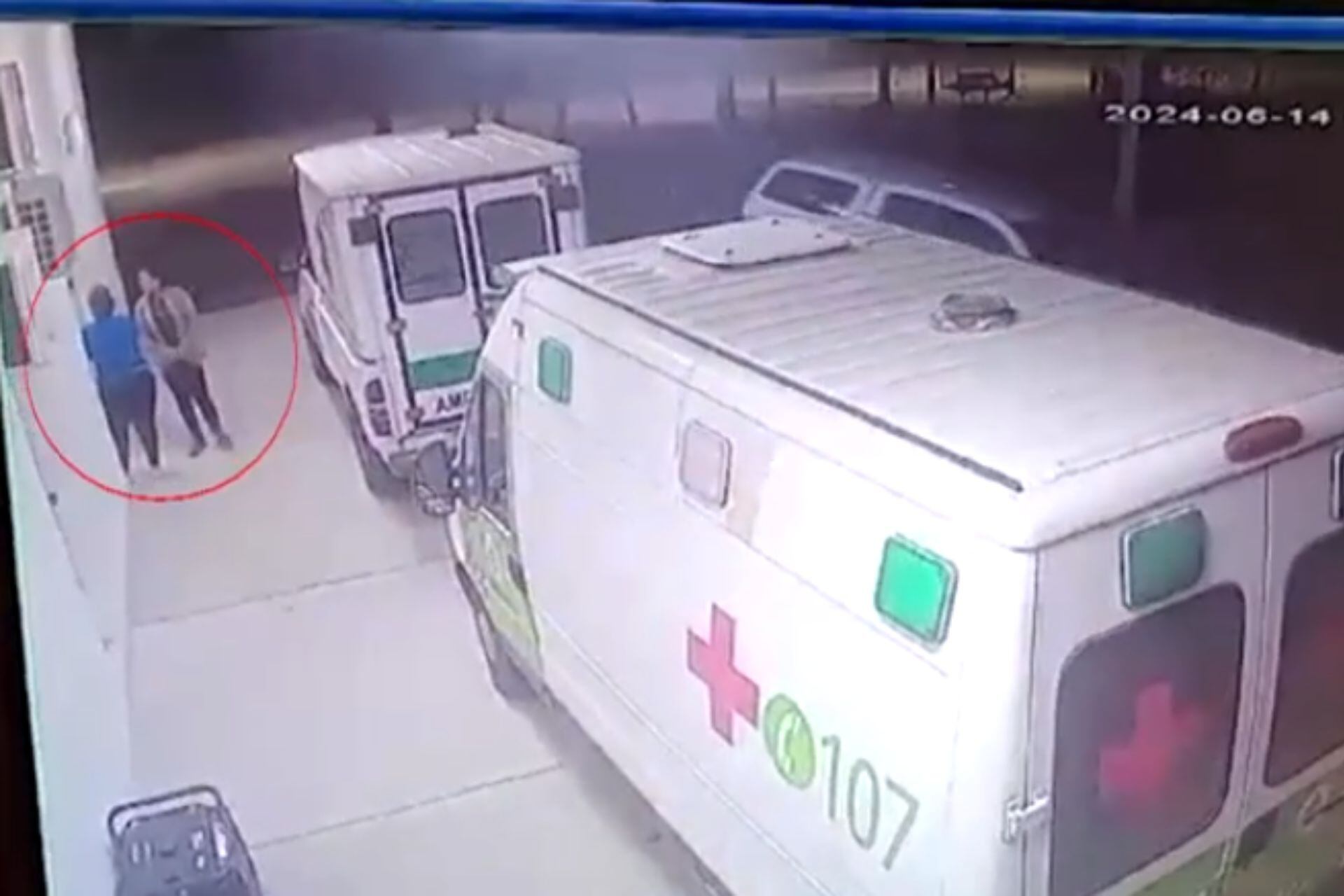 María Victoria Caillava en la guardia médica