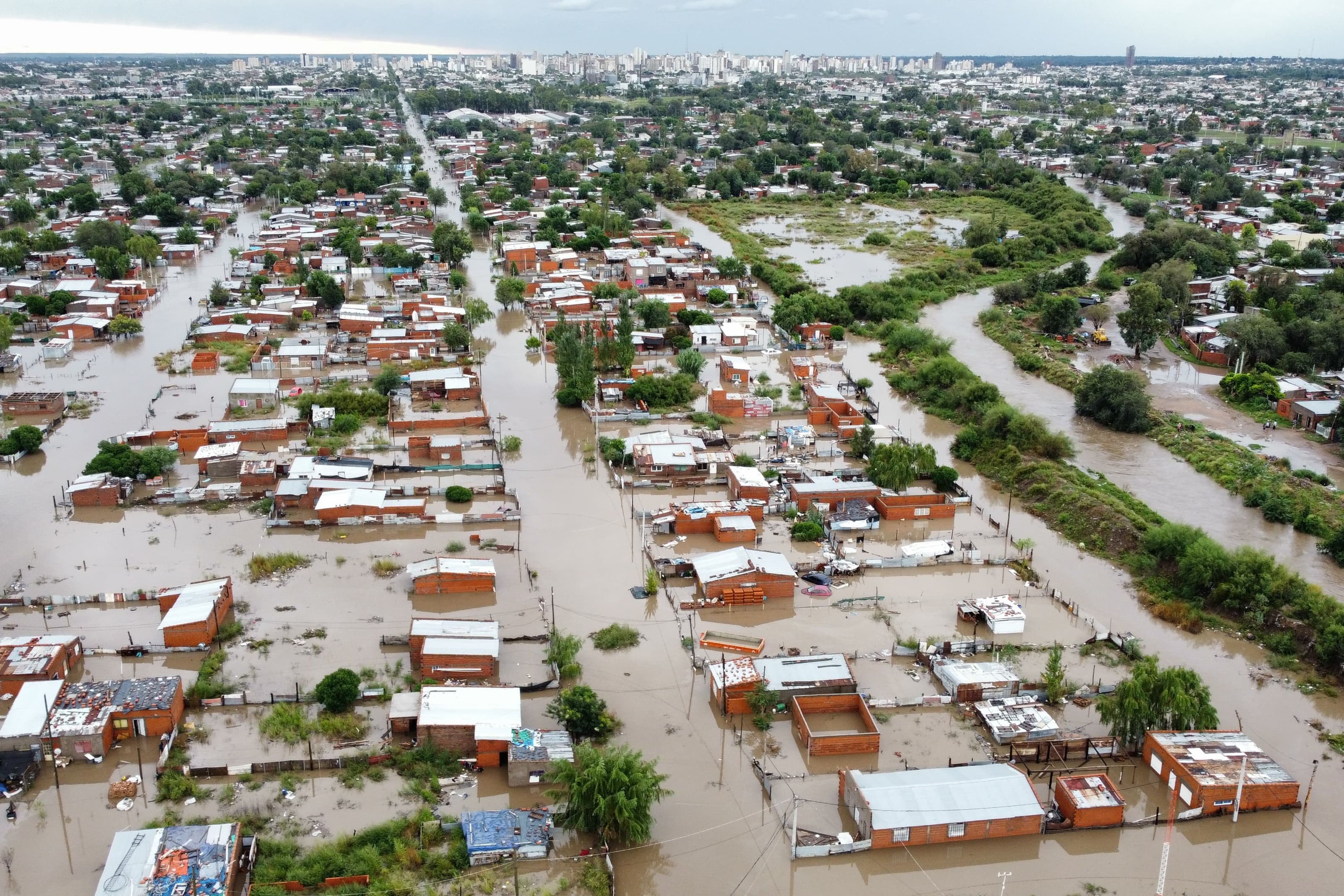Inundacion Bahia Blanca-10/03/2025