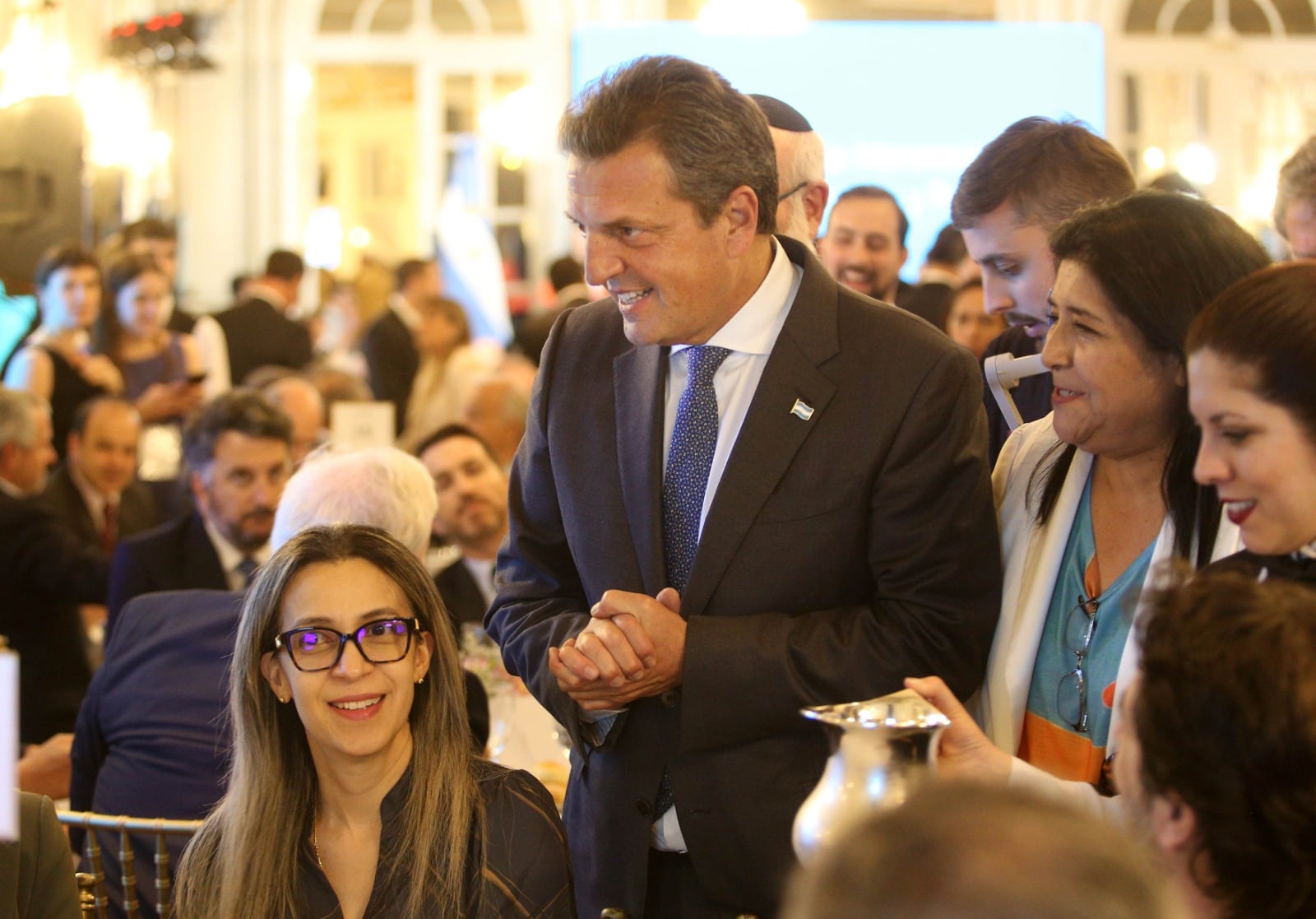 Sergio Massa saludó a los empresarios en la previa del Cicyp