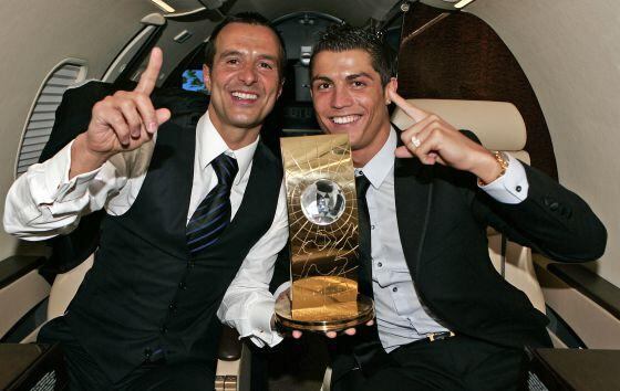 El portugués Jorge Mendes, representante de Cristiano Ronaldo y de un sinfín de jugadores.