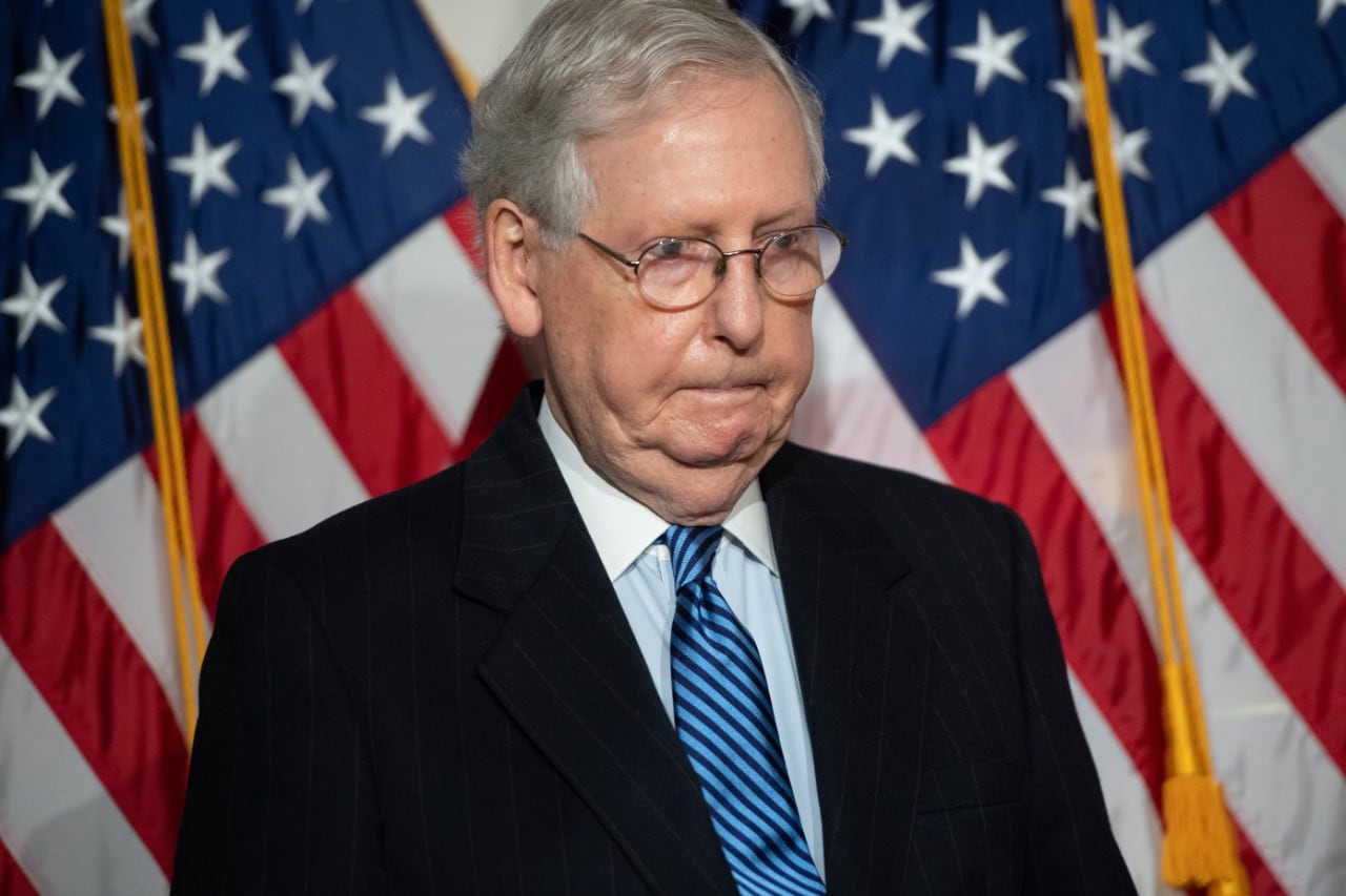 McConnell dijo que no tiene pocisión tomada con respecto al juicio político a Trump