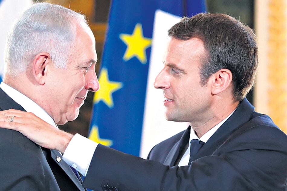 Netanyahu y Macron participaron del 75° aniversario de las redadas de más de 13 mil judíos.