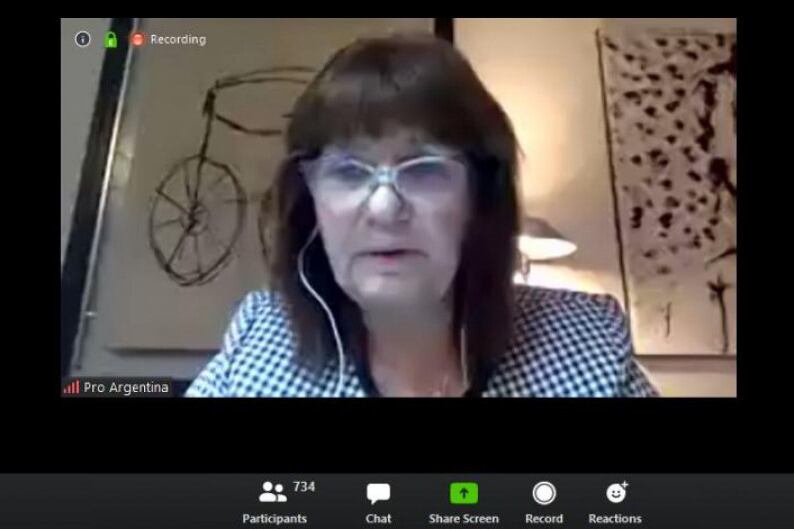 La charla será el lunes a las 18.