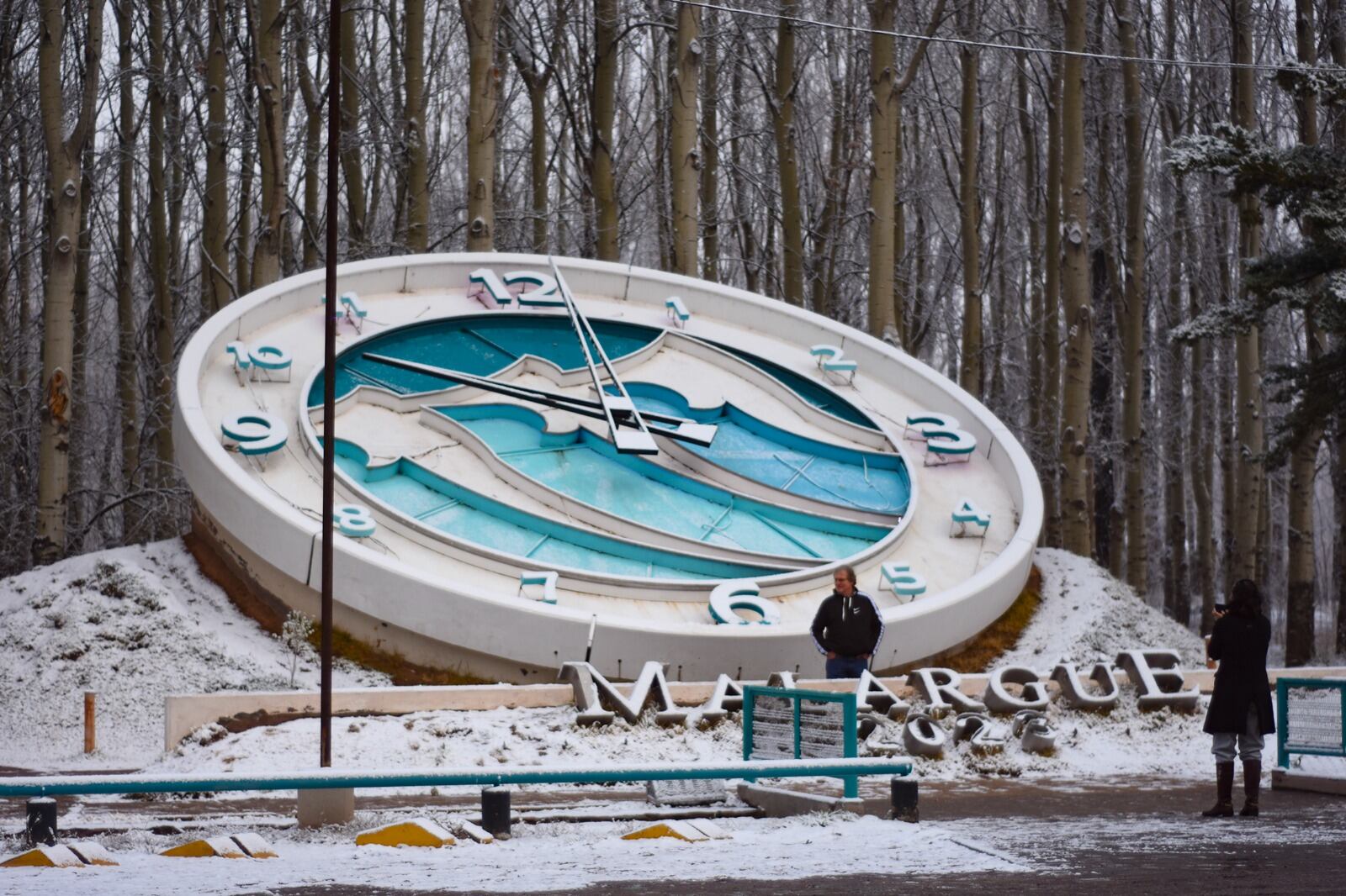 La ciudad mendocina de Malargüe amaneció de blanco.