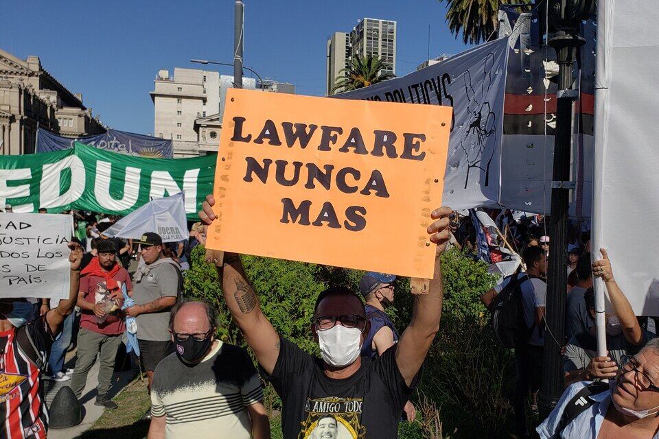 "Lawfare nunca más", el pedido unísono en Tribunales