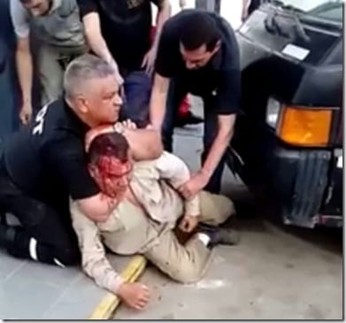 José Ojeda fue golpeado violentamente por los policías Gustavo Castillo y Héctor Sosa.