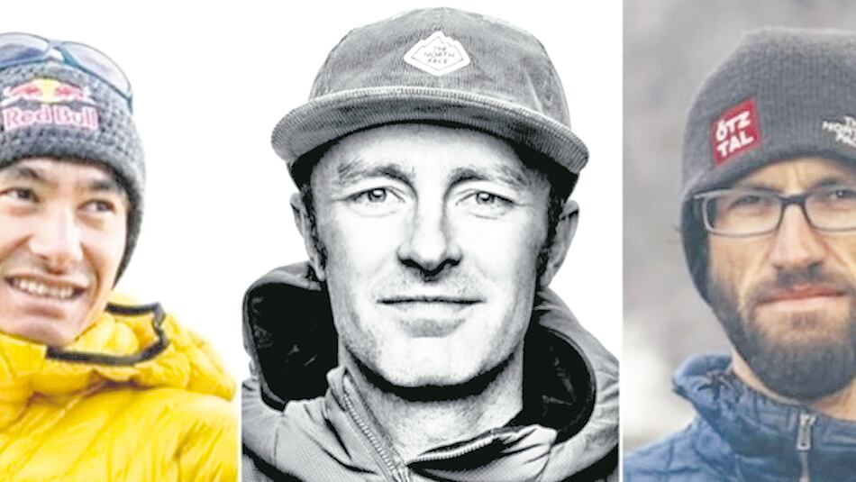 David Lama, Jess Roskelley y Hansjörg Auer, los escaladores muertos.