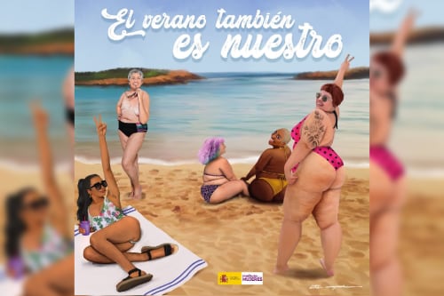 La imagen de la campaña "El verano es nuestro"