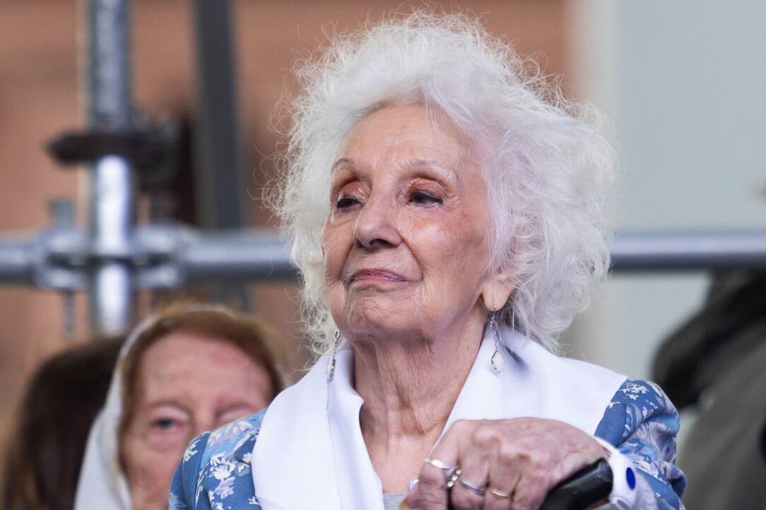 Estela de Carlotto, titular de Abuelas de Plaza de Mayo.