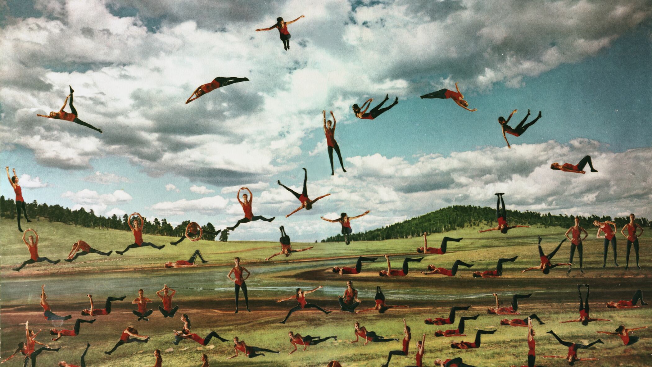 Nature Girls (Jumping James), de la serie Body Beautiful, or Beauty Knows no PainFotomontajec. 1966 / c. 1972 