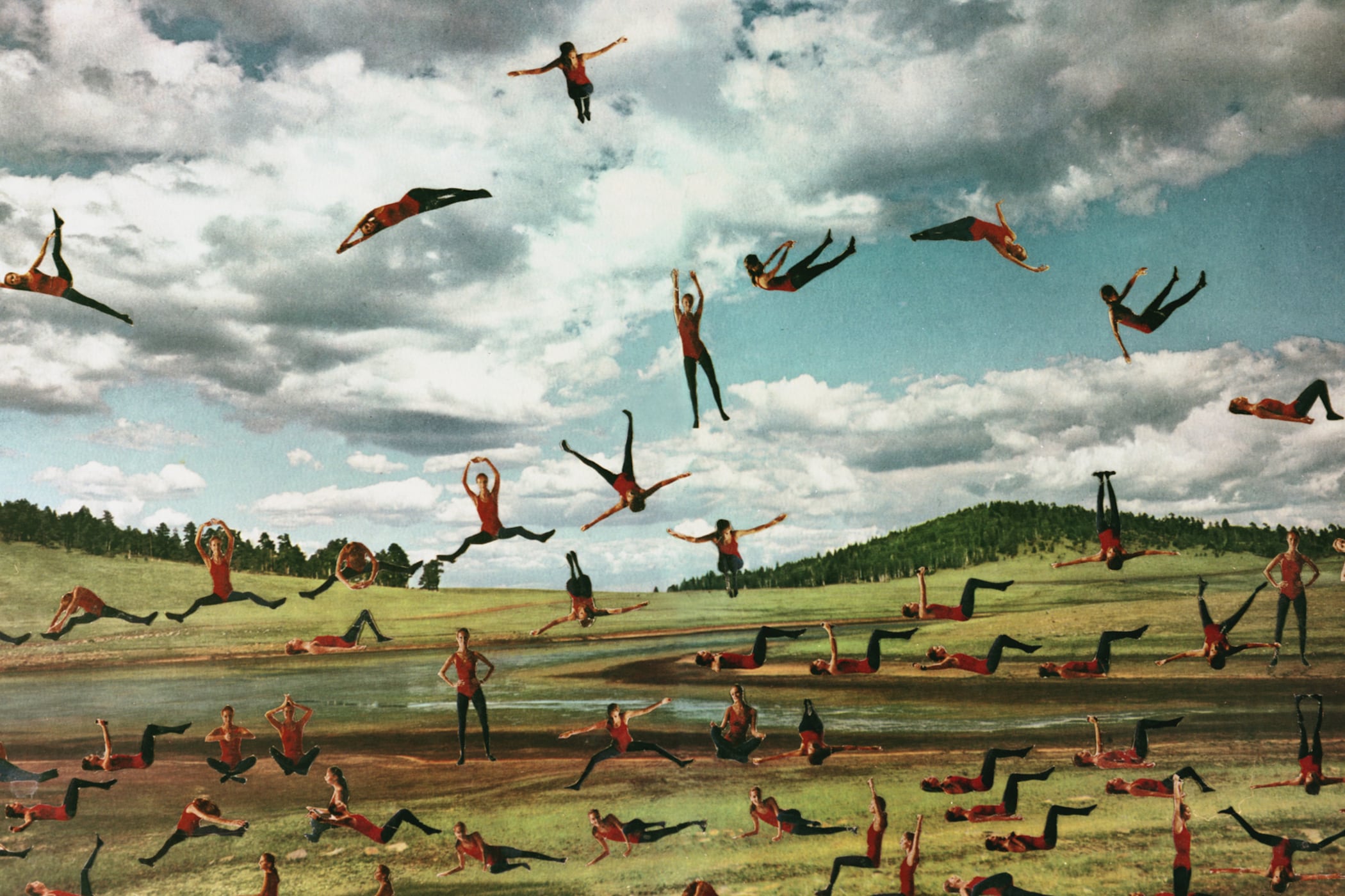 Nature Girls (Jumping James), de la serie Body Beautiful, or Beauty Knows no PainFotomontajec. 1966 / c. 1972