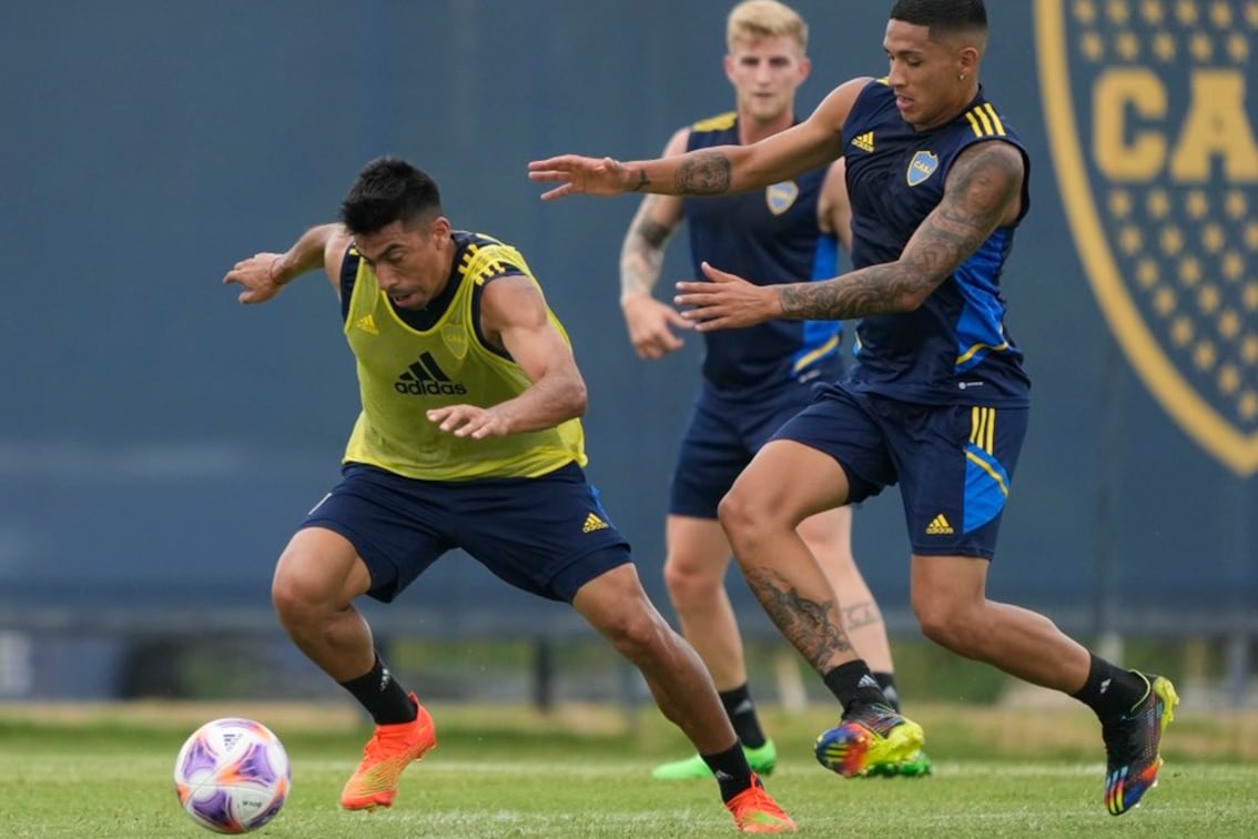Boca trabaja de cara a medirse con Everton de Chile