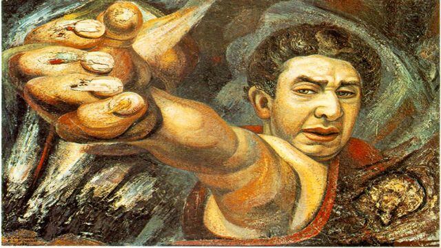 "El coronelazo", un autorretrato de David Alfaro Siqueiros de 1945.