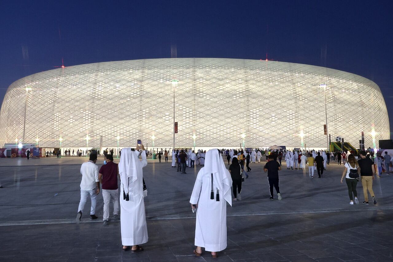 El estadio Al-Thumama en Doha, uno de los que recibirá los partidos del mundial.