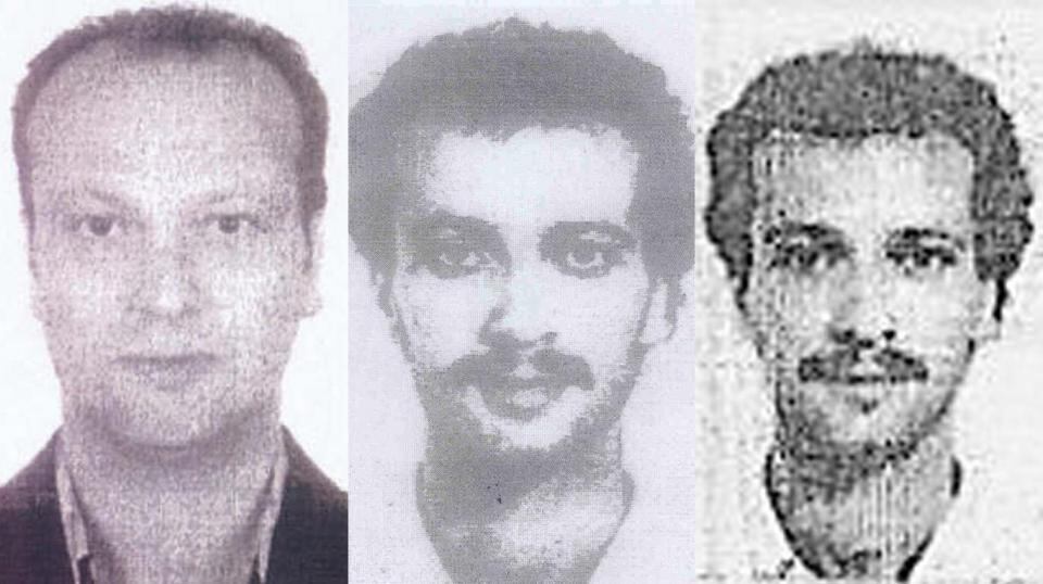 Las caras de Salman El Reda distribuidas por los servicios de inteligencia.