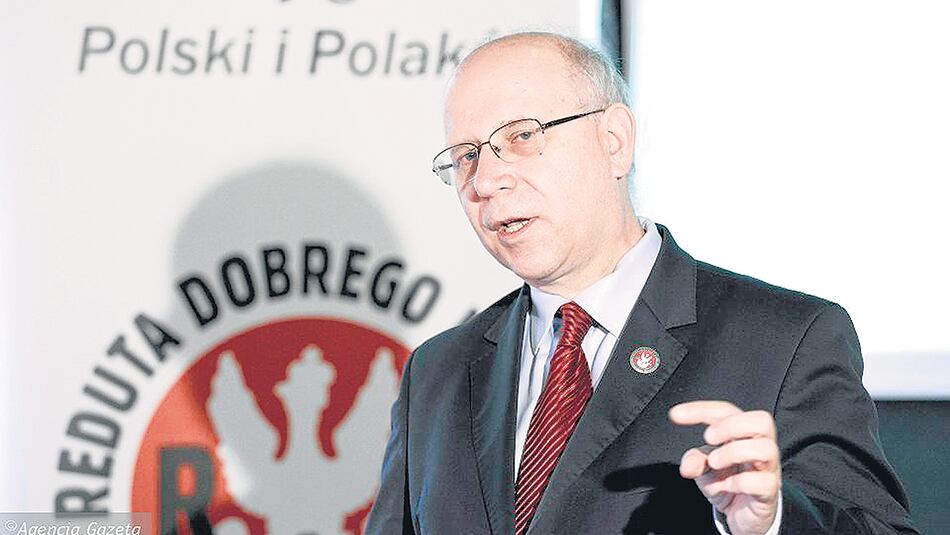 El periodista Maciej Swirski, fundador del Reducto del Buen Nombre, la Liga Polaca contra la Difamación.