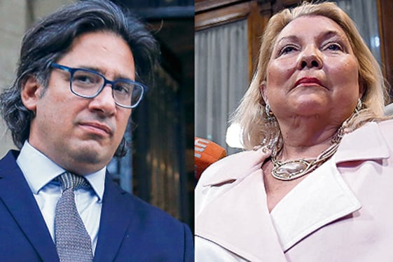 Por otra pelea, en la investigación de la causa AMIA, Carrió llegó a decir que Garavano tenía “un problema cerebral grave”.