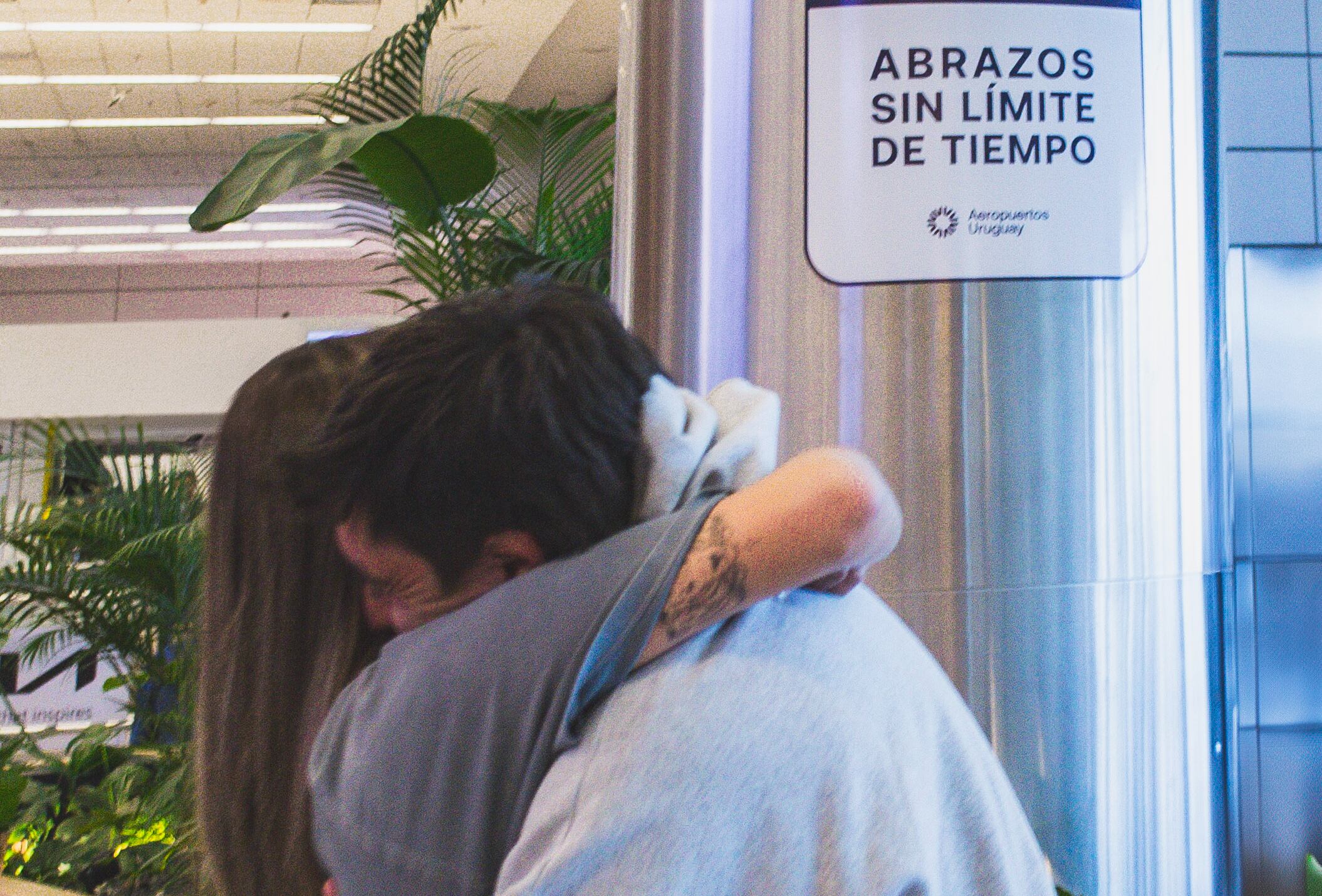 "Los abrazos tienen que durar, lo que tienen que durar".