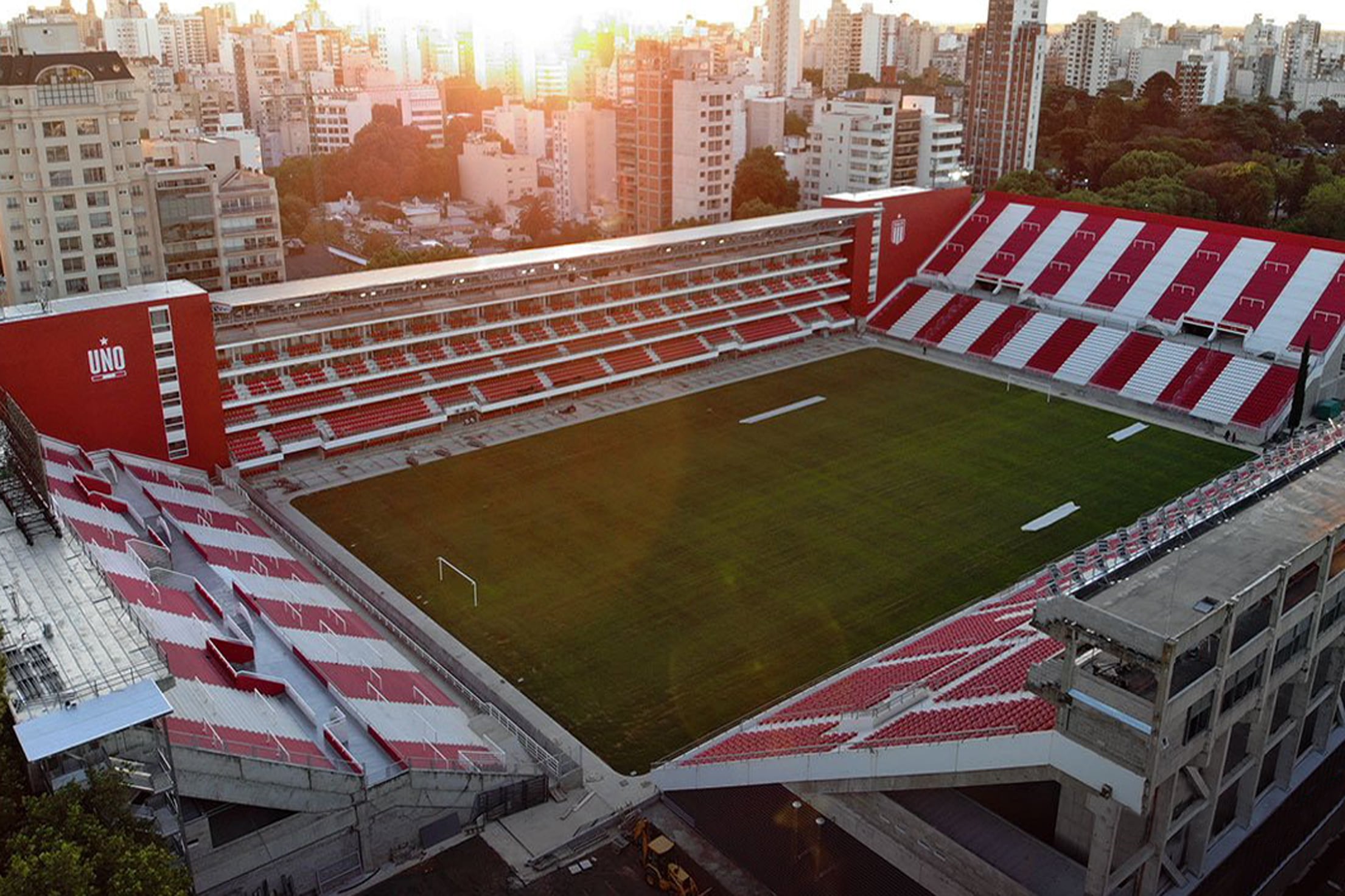 El remodelado estadio de Estudiantes de La Plata.