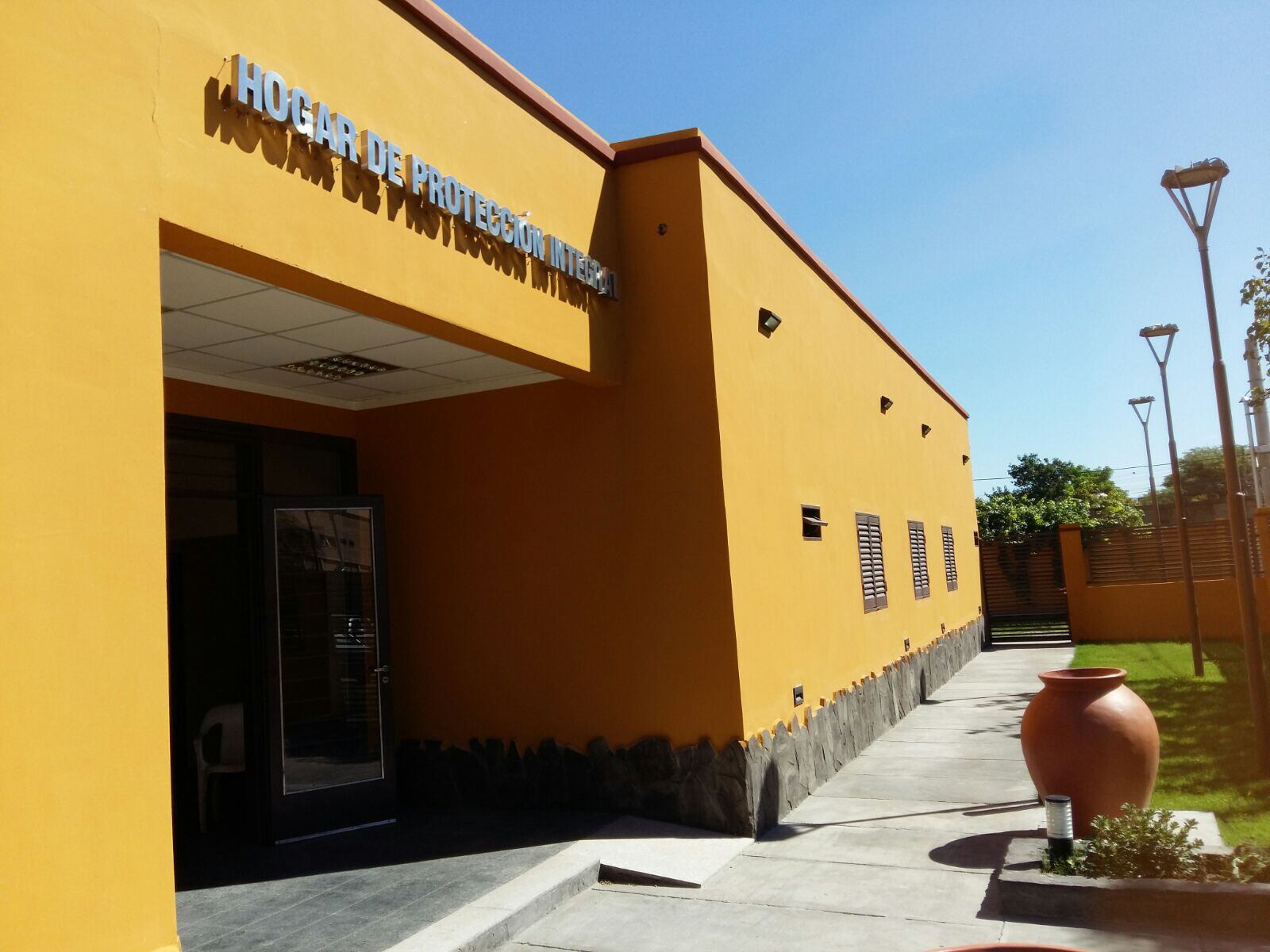 El hogar para víctimas donde permaneció Dora y sus hijos.