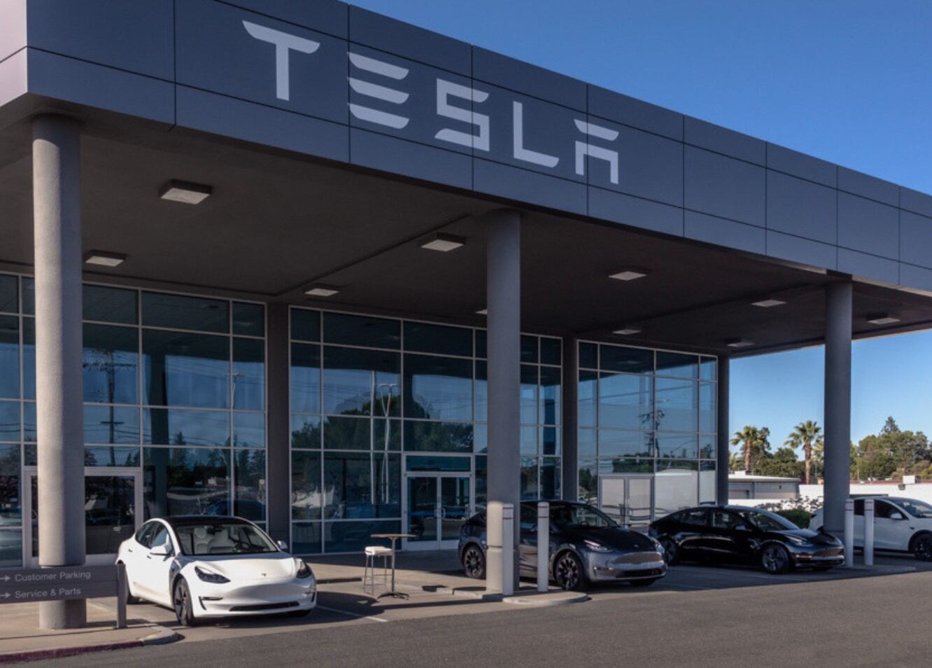 La pantalla tactil del estos automoviles se recalienta. El inconveniente se solucionará de forma remota. Foto: Tesla, Inc.
