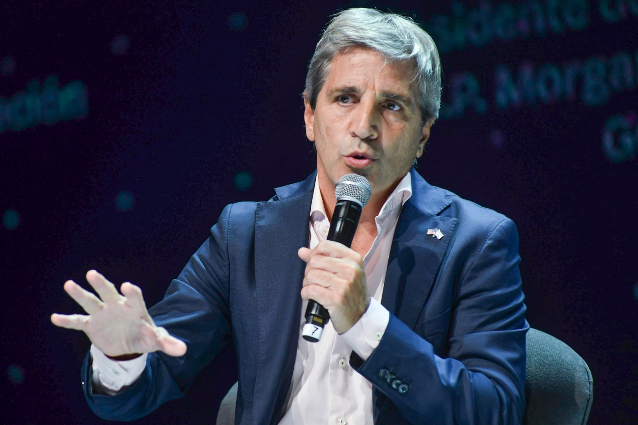 El ministro de Economía, Luis Caputo, mano ejecutora del ajuste fiscal.