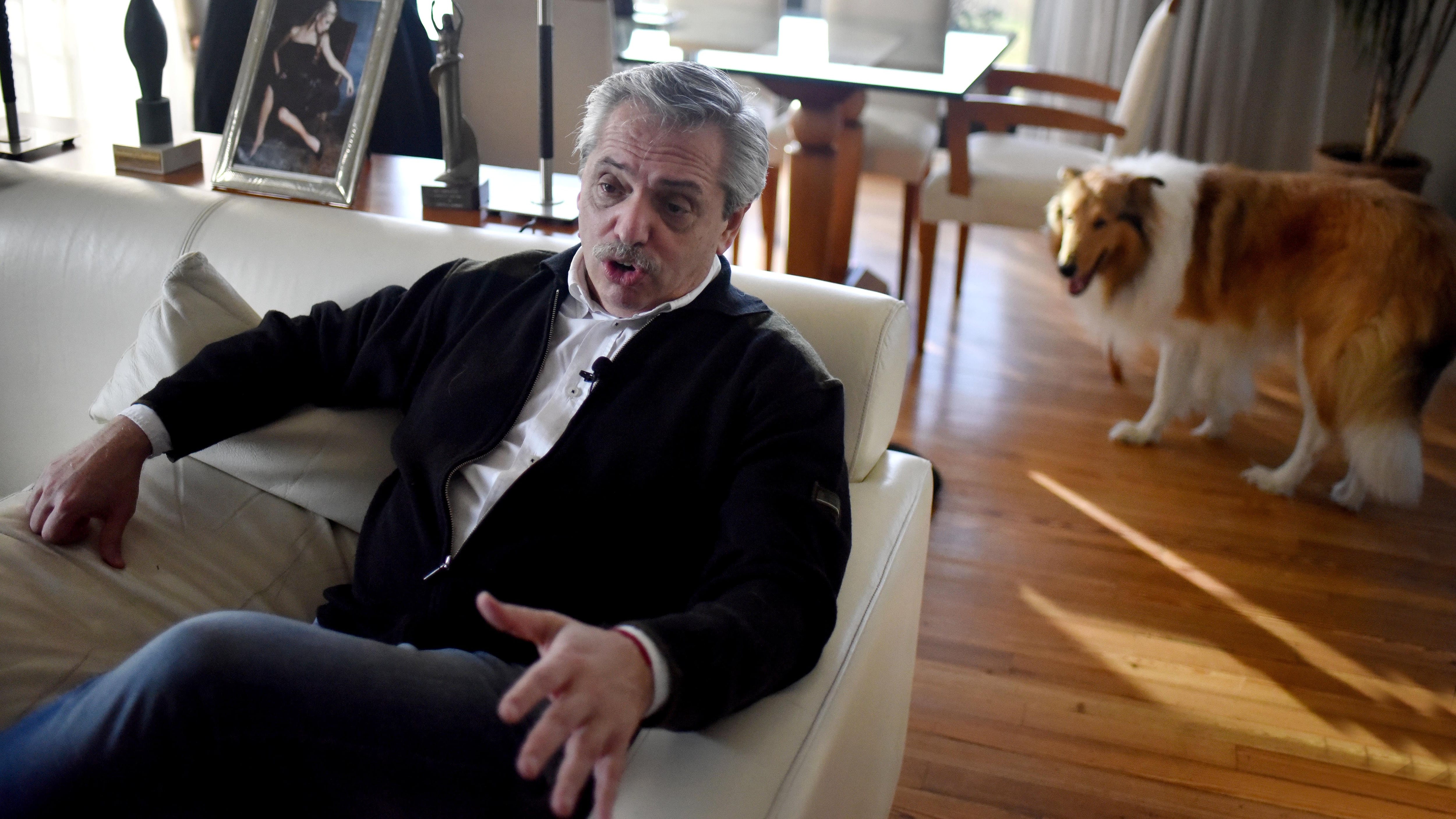 Alberto Fernández mantuvo reuniones políticas en sus oficinas.