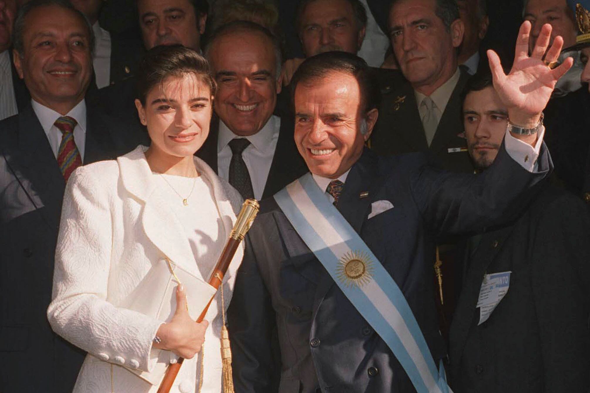 Carlos Saúl Menem, presidente de la Nación en dos periodos de 1989 a 1999.