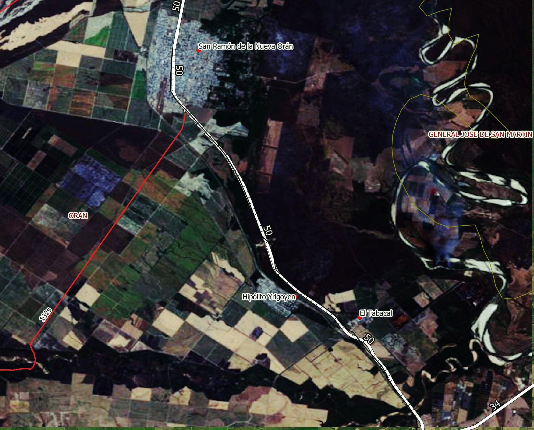 Suelos grises a consecuencia del fuego en el norte salteño