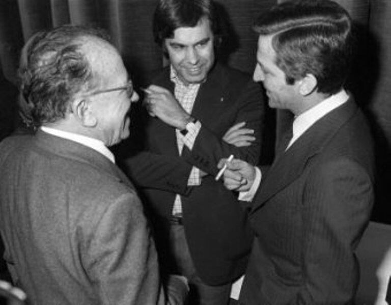 Carrillo, González y Suárez, protagonistas de la Transición en España.