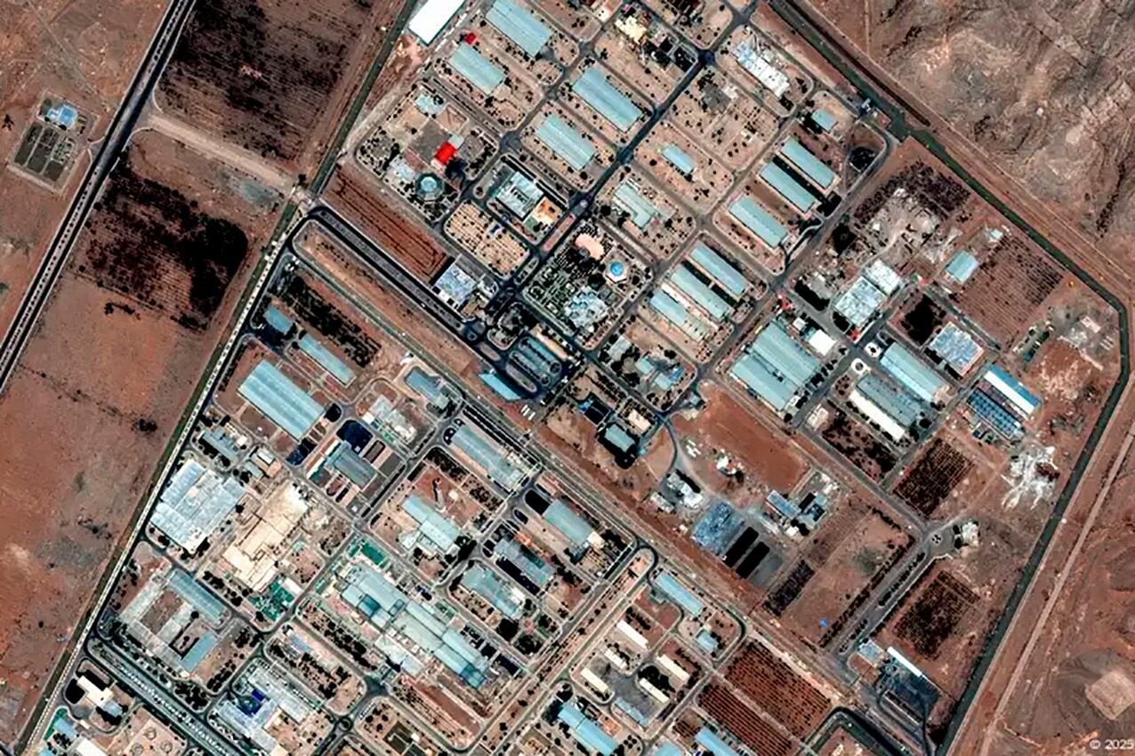 La planta de enriquecimiento nuclear de Isfahan, en el centro de Irán.