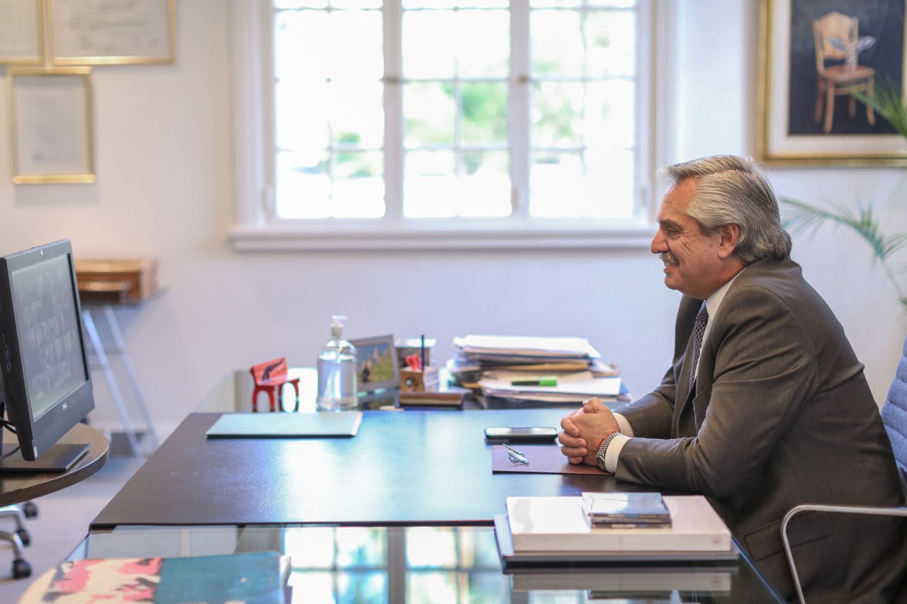 El presidente Alberto Fernández participó de la sesión de apertura de la Cumbre de Adaptación Climática 2021 (CAS 2021).